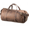 Дорожная коричневая сумка Grande Pelle из кожи Crazy Horse (GP0045brown)